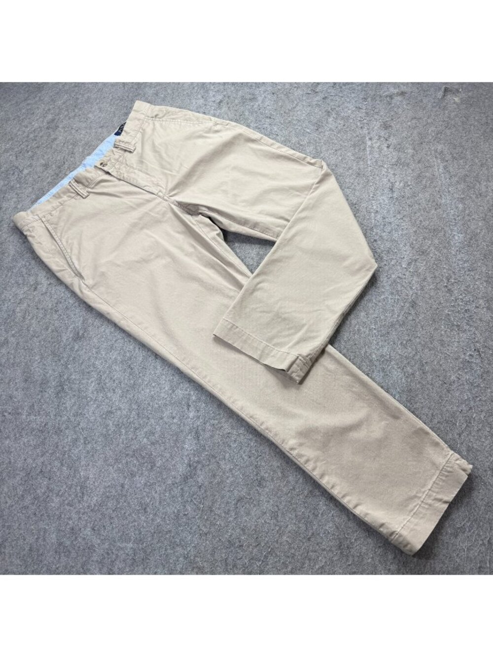 Polo Ralph Lauren Pants Men 34 x 29* Beige Stretch Straight Fit Chino b171
